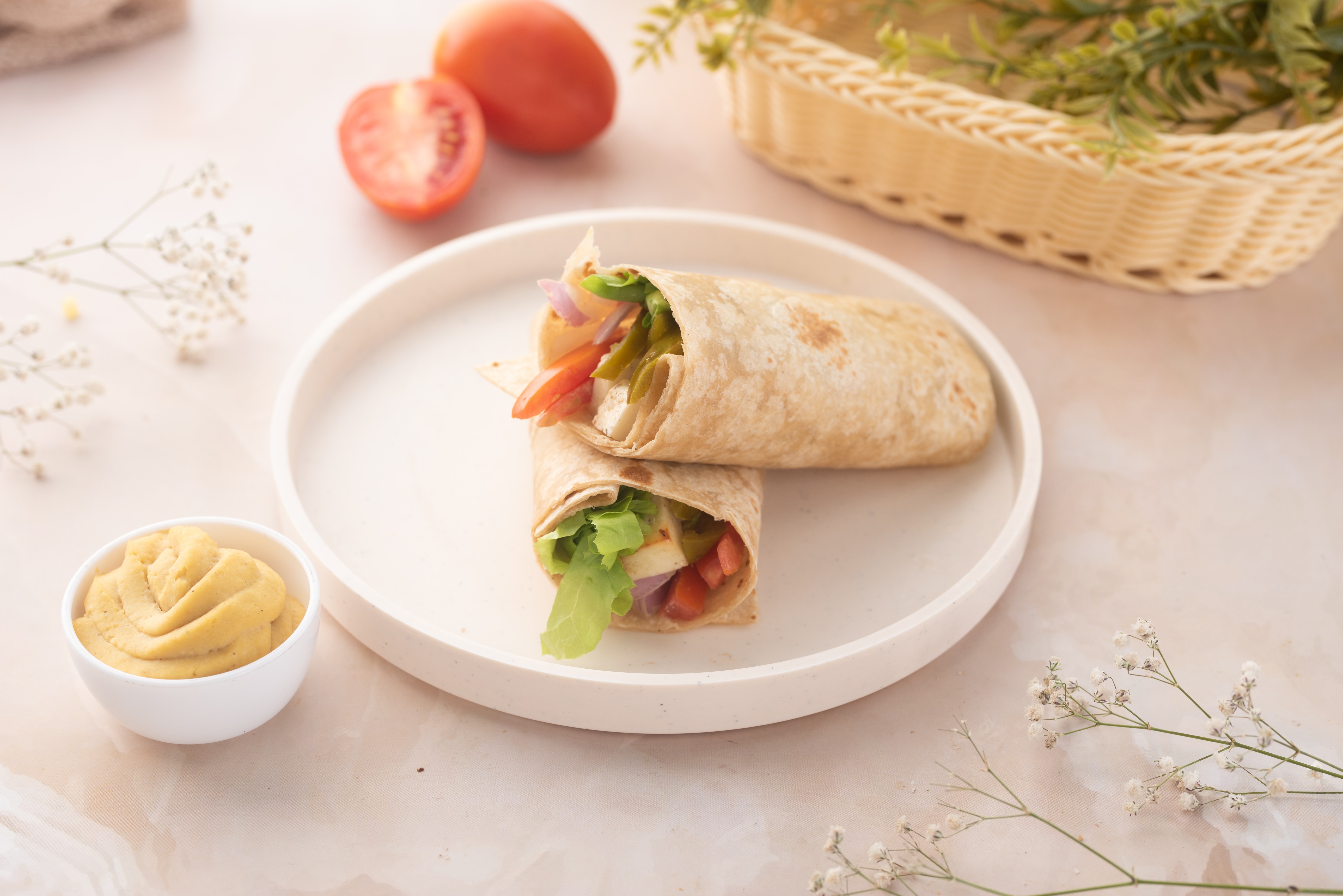 Hummus & Paneer Wrap (Classic)