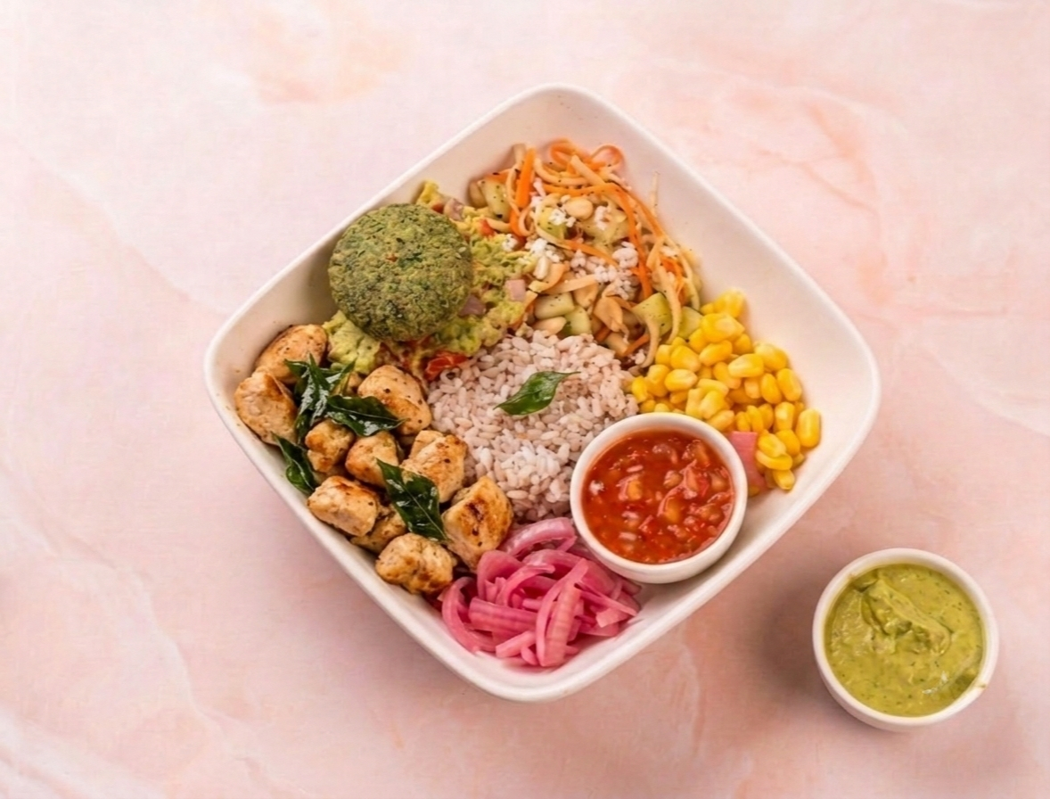 Chicken Thecha Bowl