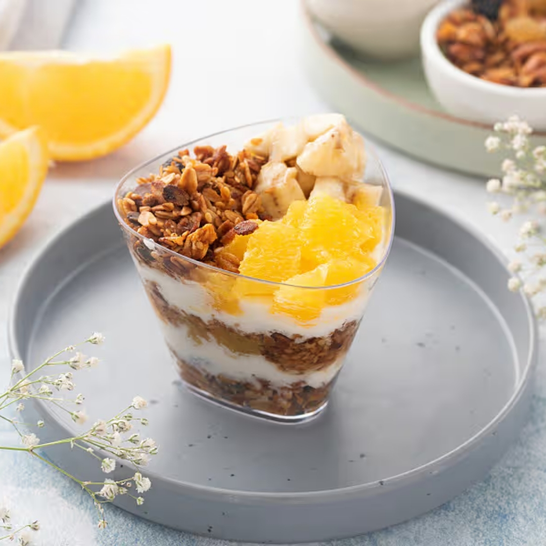 Orange and Banana Parfait